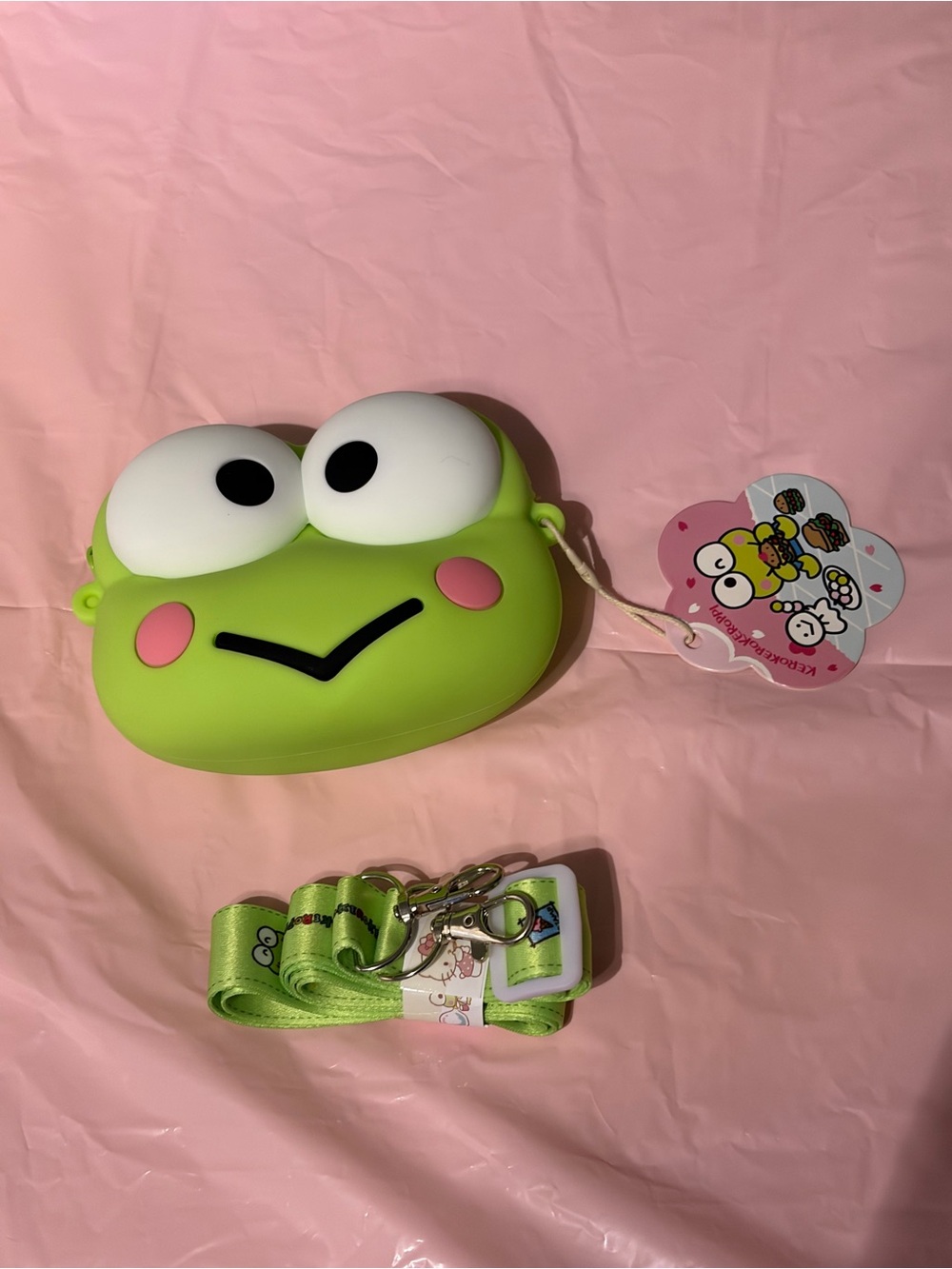 Sanrio Keroppi Silicone Small Bag